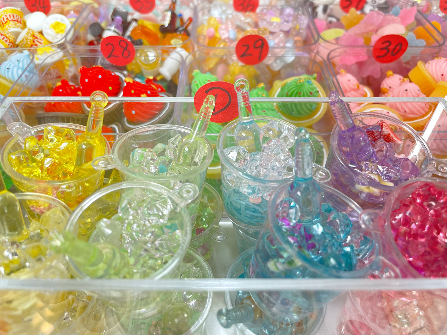 Medium Sized Charms! Coke Bottles, Boba Cups, Suitcase, Mini Camera!