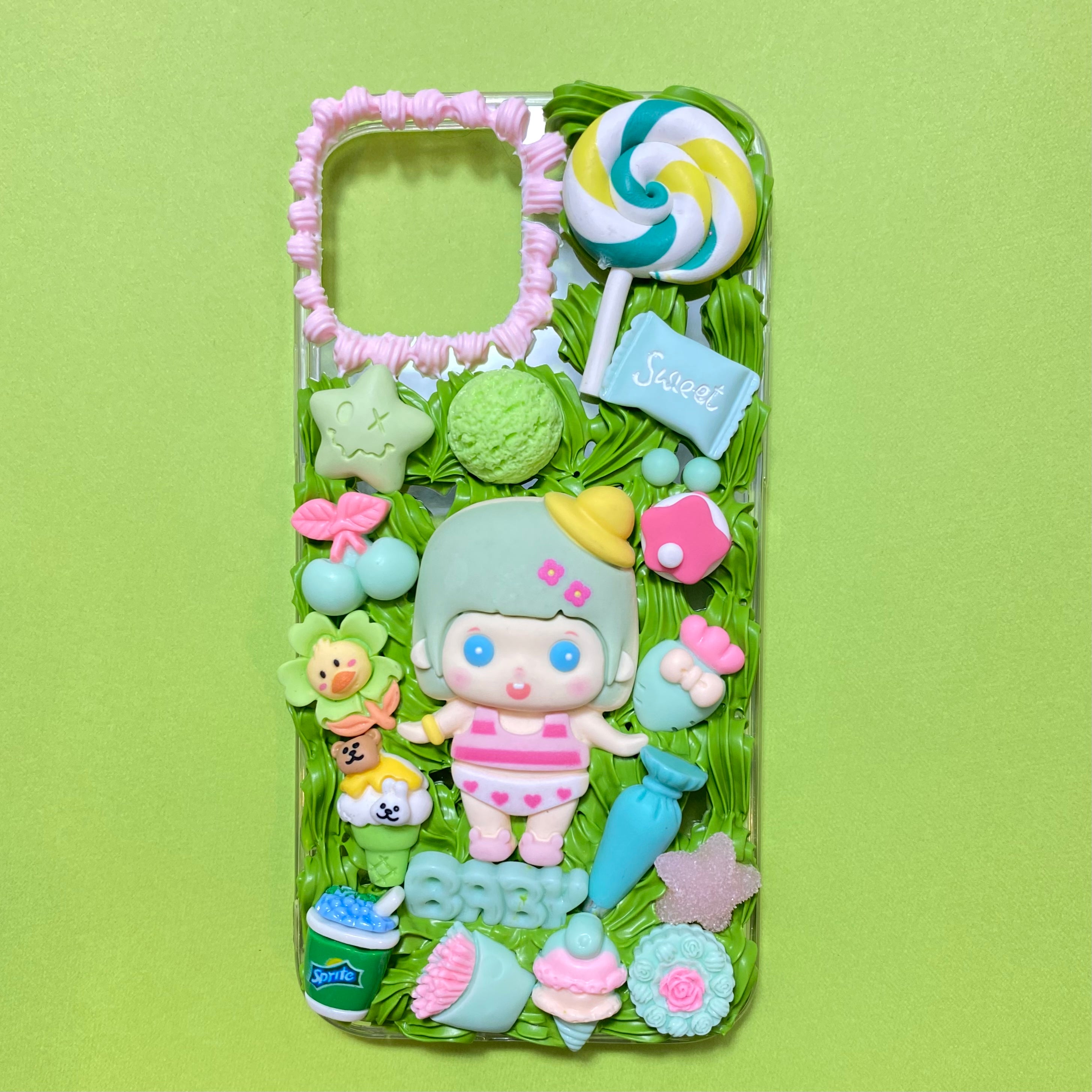 Custom Cream Phone Case BUY ONE GET ONE FREE DIY Deco Palace