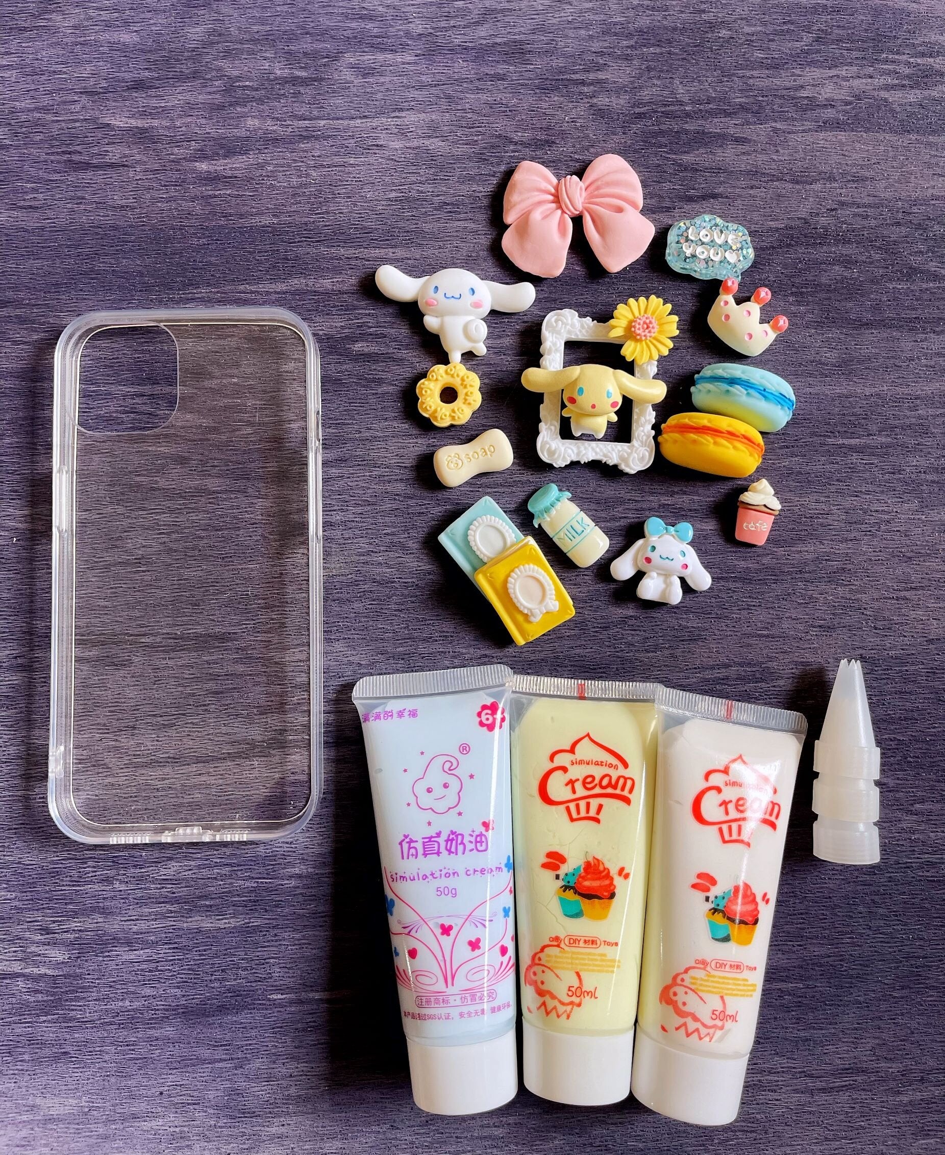 DIY Phone Case Cream Set DIY Deco Palace